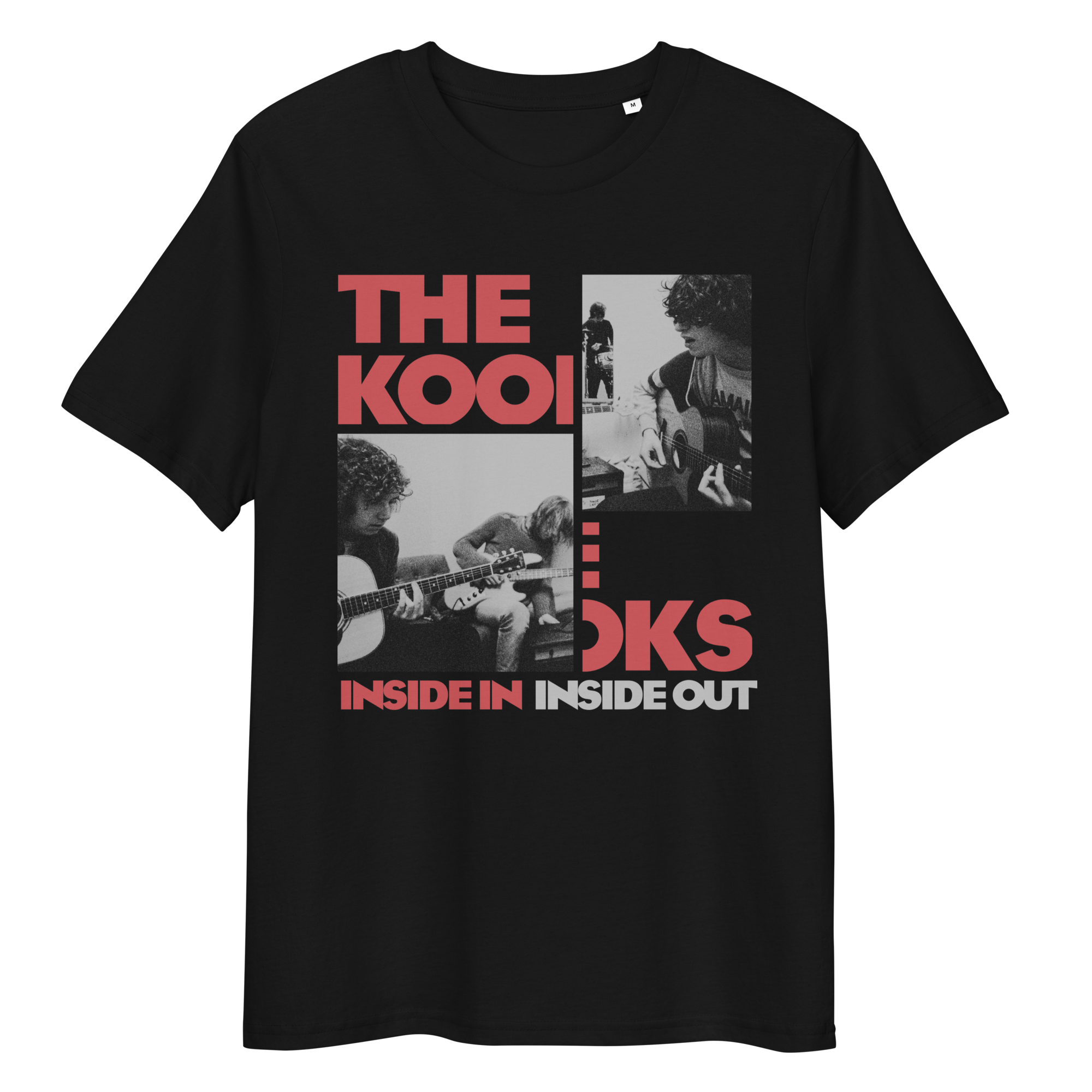 The Kooks - Inside In Inside Out Grid Black T-Shirt